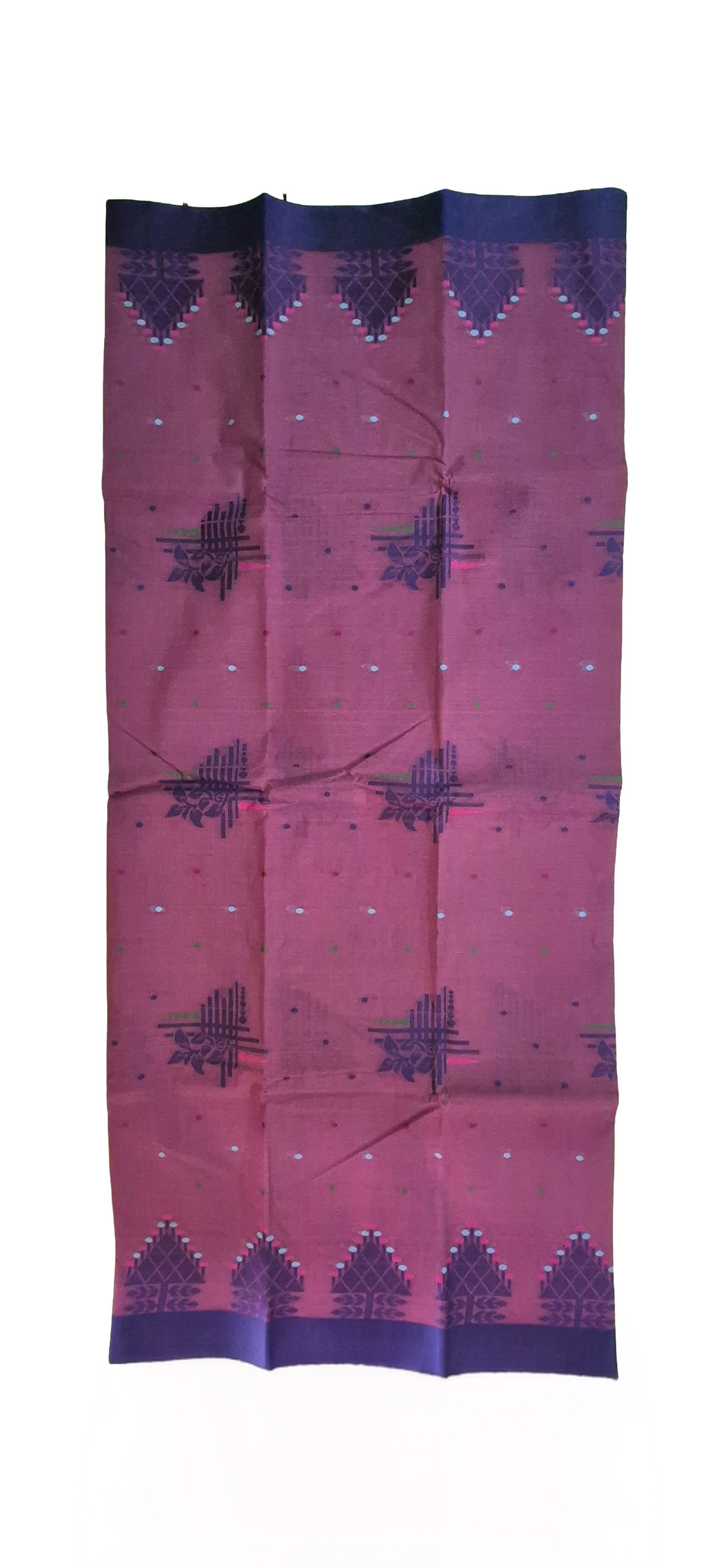 Midnight Elegance Cotton Saree – Classic Saree with Modern Soul