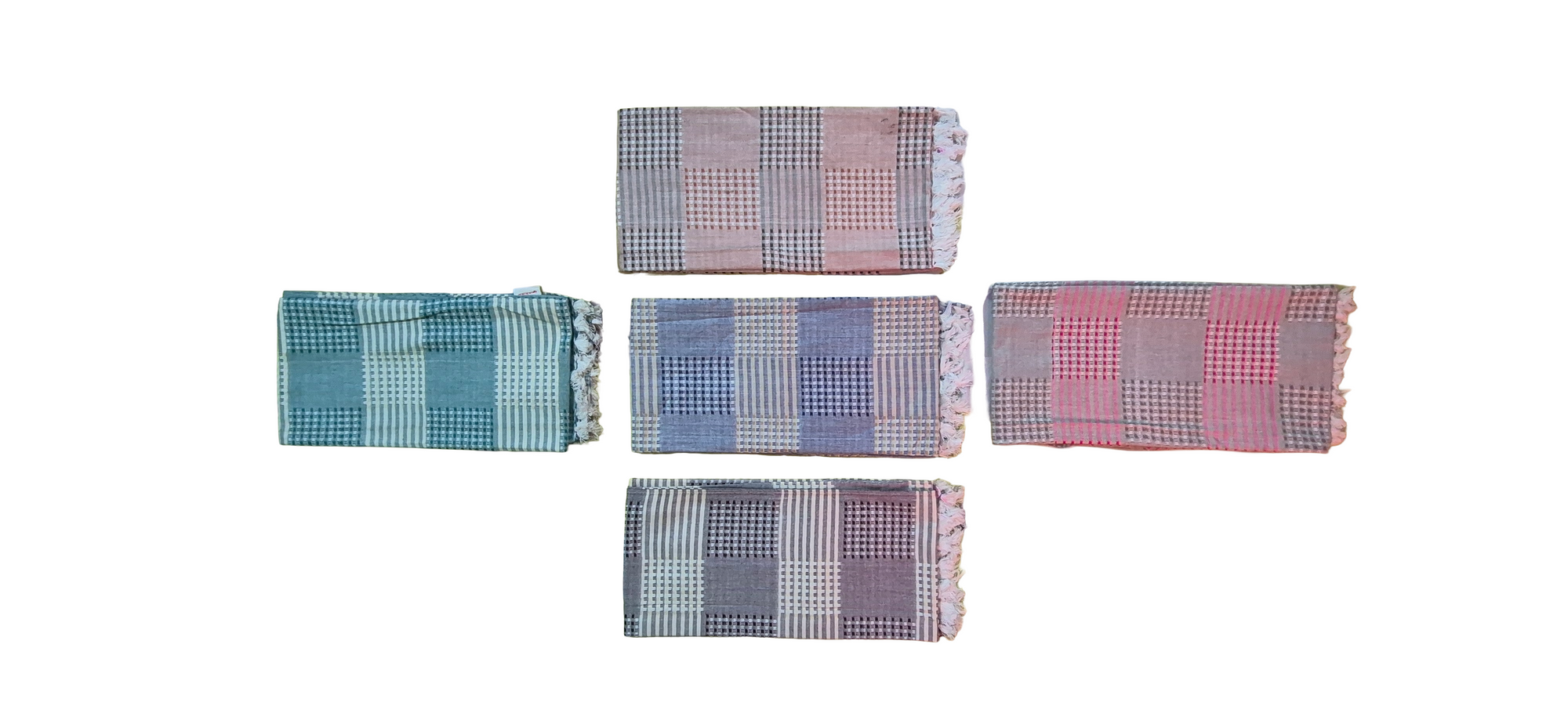 Premier Cotton Gamcha  Soft, Absorbent & Locally Woven (5 Pics Combo)